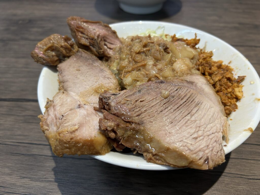 圧巻の豚